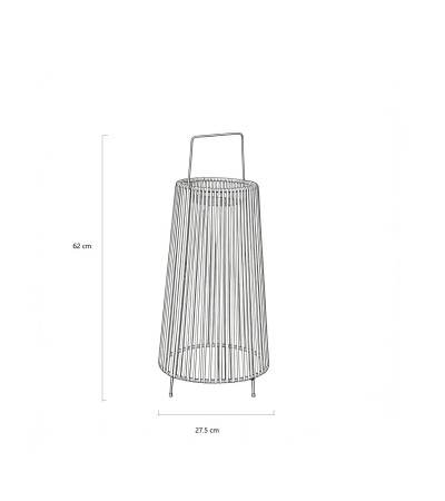 Lampe Solaire Tali à Corde pour Table et Sol Extérieur - 177678 - vue 10
