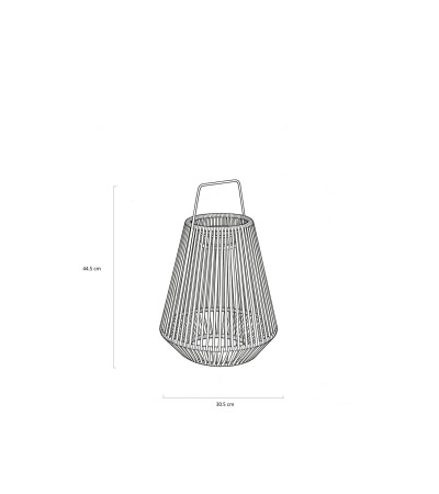 Lampe à Poser Solaire Tali à Corde pour Extérieur - 177691 - vue 3