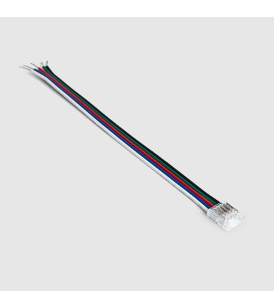 Connecteur pour Ruban LED 24V RGBW SMD Largeur 10mm IP20 avec Câble