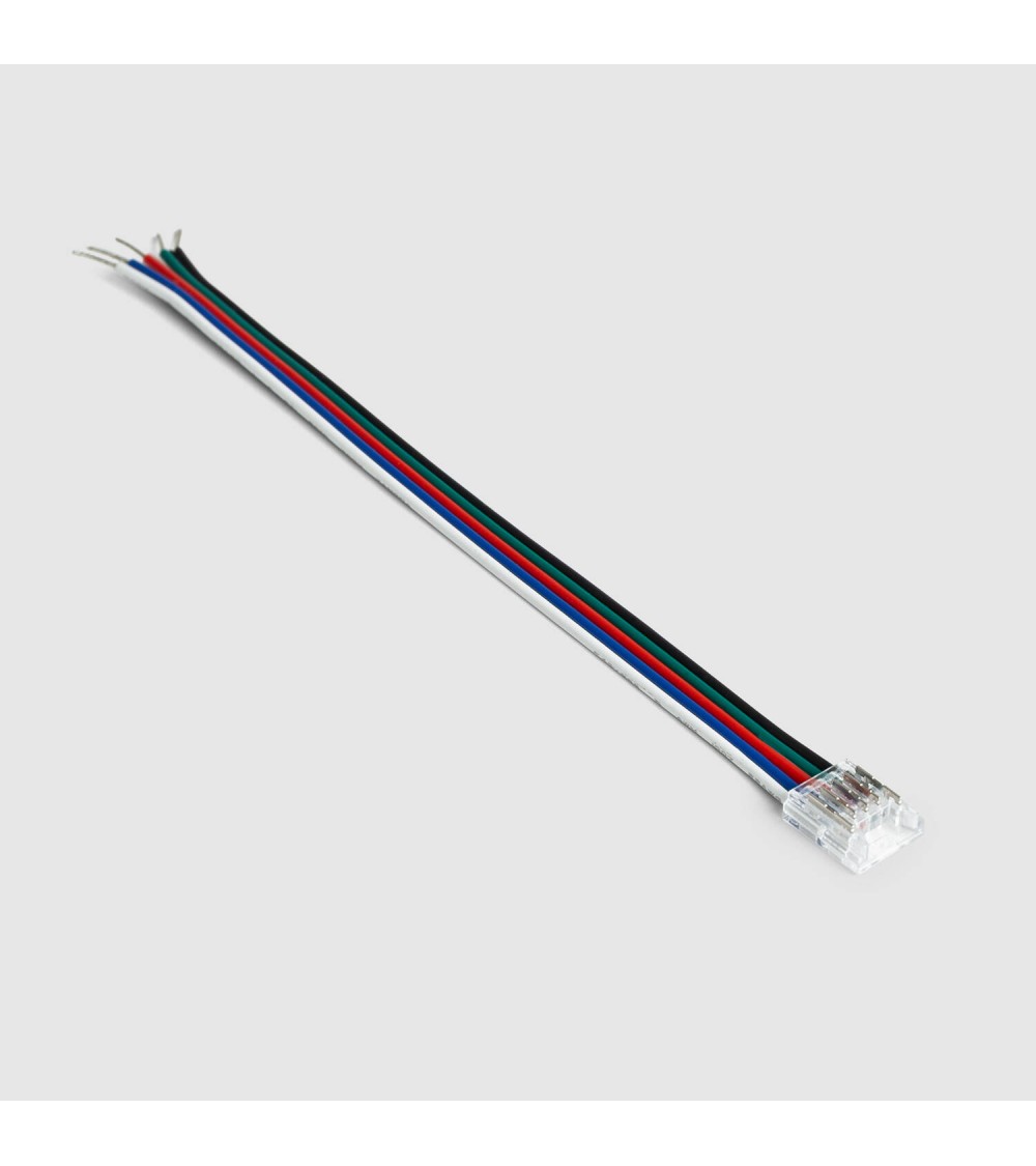 Connecteur pour Ruban LED 24V RGBW SMD Largeur 10mm IP20 avec Câble - 178068 - vue 1