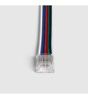 Connecteur pour Ruban LED 24V RGBW SMD Largeur 10mm IP20 avec Câble - 178068 - vue 2
