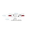 Mini Détecteur de Mouvement PIR 120º pour Rubans LED 12-24V SKYDANCE E1-R - 71057 - vue 6