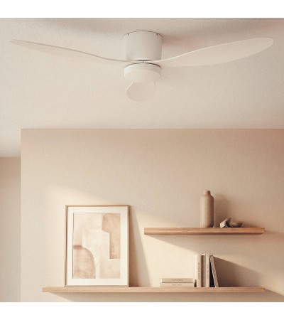 Ventilateur de Plafond Silencieux avec Éclairage DC Weimar pour Extérieur