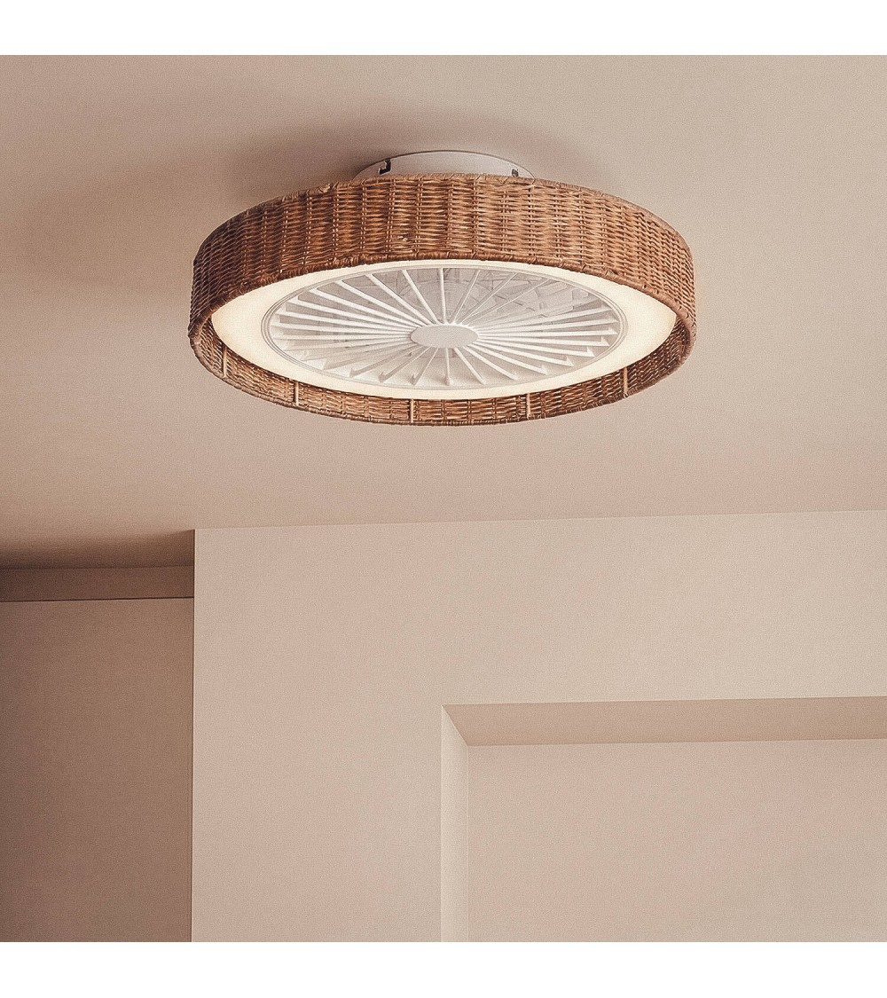 Ventilateur de Plafond avec Lumière Silencieux DC Ratán Nala - 178268 - vue 1