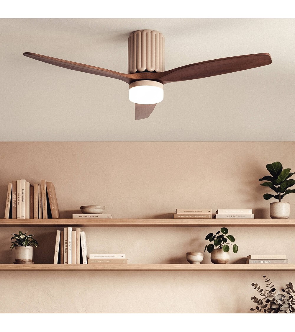 Ventilateur de Plafond avec Éclairage Silencieux DC Asteri - 178326 - vue 1