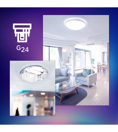 Ampoule LED G24 Frost 7W 700 lm Frost - 88 - vue 7