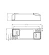 Driver LIFUD 220-240V Sortie 27-40V 350mA DC 15W LF-022S0350H - 179853 - vue 2