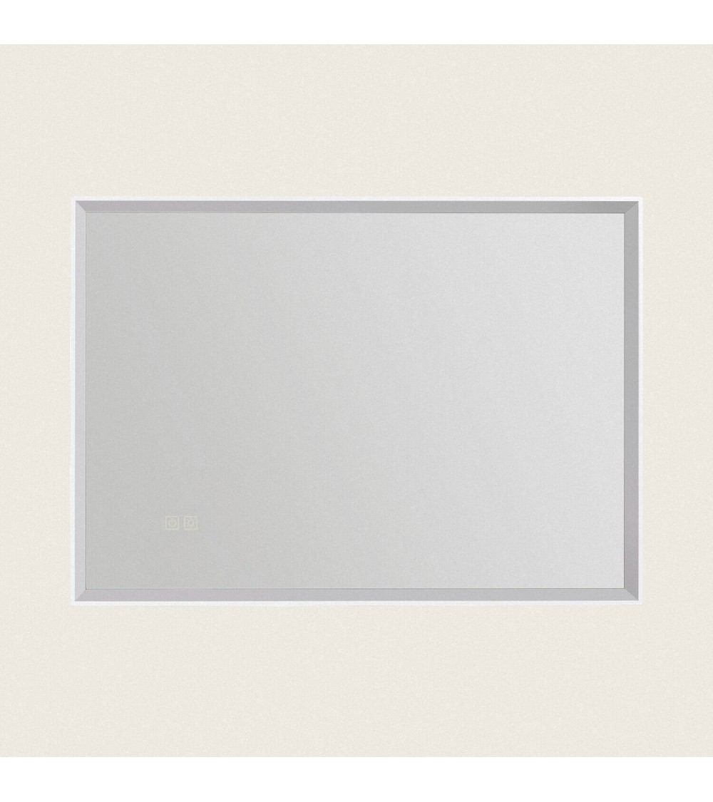 Miroir Salle de Bain avec Éclairage LED Anti-buée 80x60 cm Maia - 117706 - vue 1