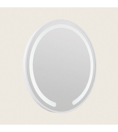 Miroir Salle de Bain avec Éclairage LED Anti-buée Ø60 cm Nour