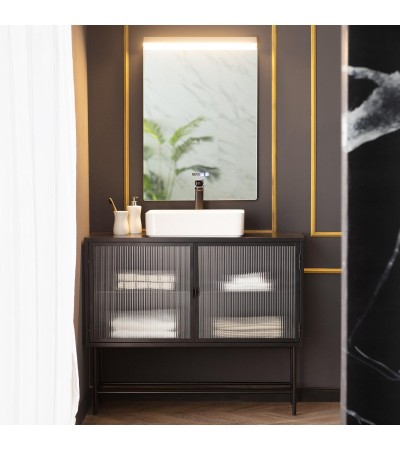 Miroir Salle de Bain avec Éclairage LED Anti-buée Jannada 85x60 cm