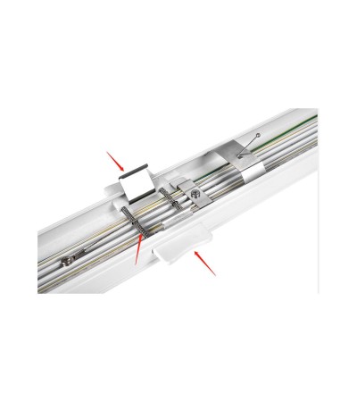 Module Linéaire LED Trunking 40~75W 160lm/W Retrofit Universal System Pull&Push DALI - 96106 - vue 4