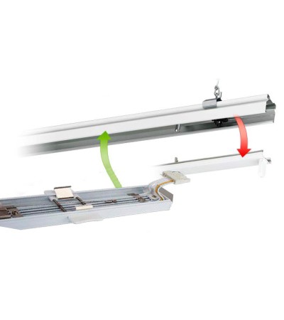 Module Linéaire LED Trunking 40~75W 160lm/W Retrofit Universal System Pull&Push DALI - 96106 - vue 5