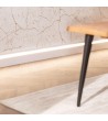 Moulure Plinthe pour Ruban LED Modern avec Capot Continu - 89052 - vue 1