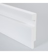 Moulure Plinthe pour Ruban LED Modern avec Capot Continu - 89052 - vue 4