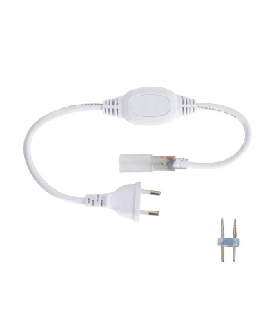 Ruban LED Néon Dimmable 220V Jaune Rond 360 9W/m Coupe 100 cm IP67 Sur Mesure - 65284 - vue 7
