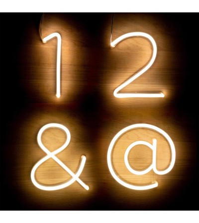 Numéros et Symboles Néons LED