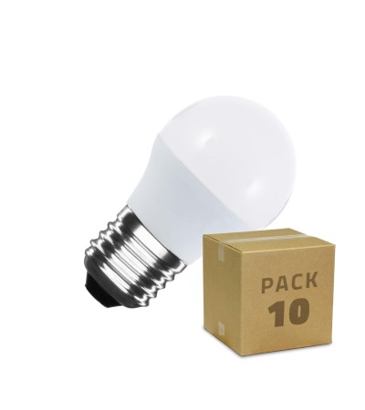 Pack 10 Ampoules LED E27 5W 400 lm G45 - 1817 - vue 2