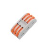 Pack 10 Connecteurs Rapides 3 Entrées et 3 Sorties SPL-3 pour Câble Électrique de 0.08-4mm² - 91258 - vue 2