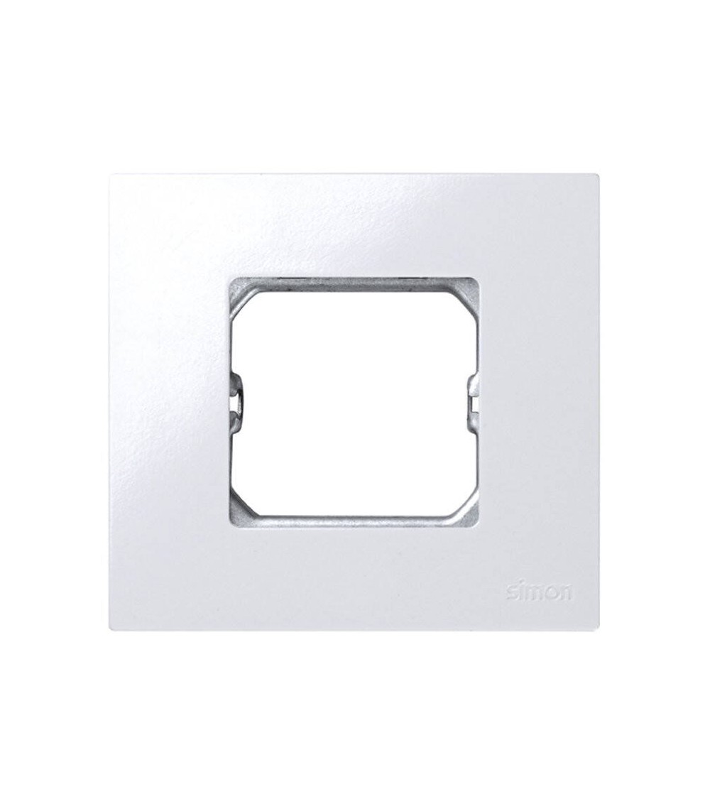 Pack 100 Cadres Compacts pour 1 Emplacement + 100 Chssis Séparés Blanc SIMON 27 Play - 90065 - vue 1
