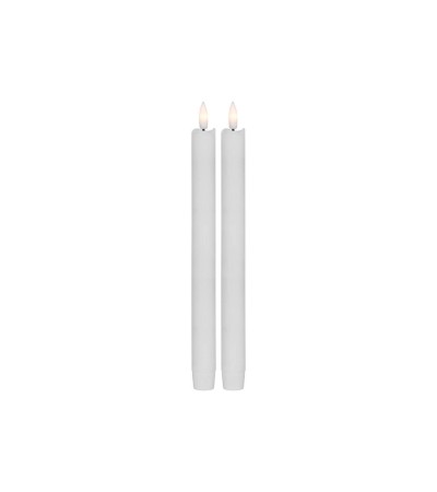 Pack 2 Bougies LED Cire Naturelle Realist