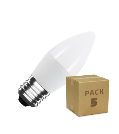 Pack 5 Ampoules LED 5W 400 lm C37
