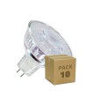 Pack Ampoules LED 12V GU5.3 MR16 SMD Crystal 5W (10 Un) - 53950 - vue 1