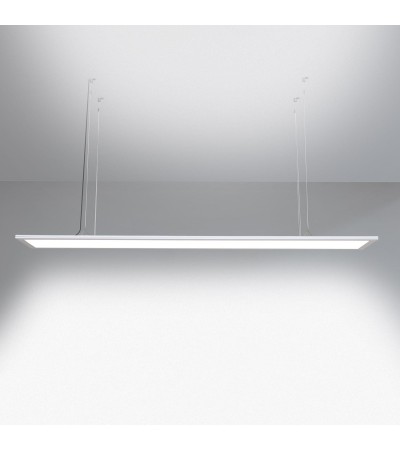 Panneau LED 120x20 cm 32W 3400lm Microprismatique Double Face (UGR17) LIFUD