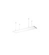 Panneau LED 120x30 cm 40W 4000lm LIFUD + Kit de Suspension - 77288 - vue 1