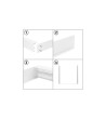 Panneau LED 120x60 cm 60W 6000lm LIFUD + Kit en Saillie - 91854 - vue 7