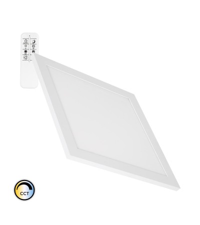 Panneau LED 30x30cm 20W 2000lm Dimmable CCT Sélectionnable avec Télécommande