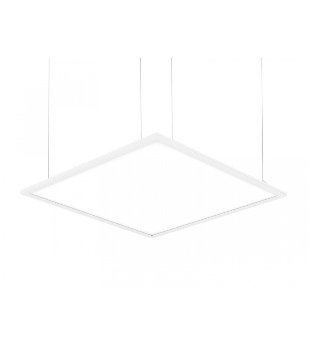 Panneau LED 60x60 cm 40W 4000lm Microprismatique (UGR17) LIFUD + Kit de Suspension - 77278 - vue 1