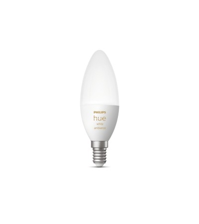 Ampoule LED Intelligente E14 5.2W 470 lm PHILIPS Hue White Ambiance