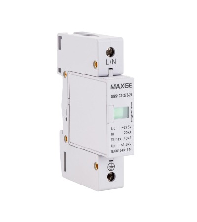 Parafoudre MAXGE 1P-Clase II-40kA-20kA-1,8kV