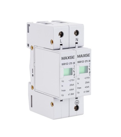Parafoudre MAXGE 2P-Clase II-40kA-20kA-1,2kV