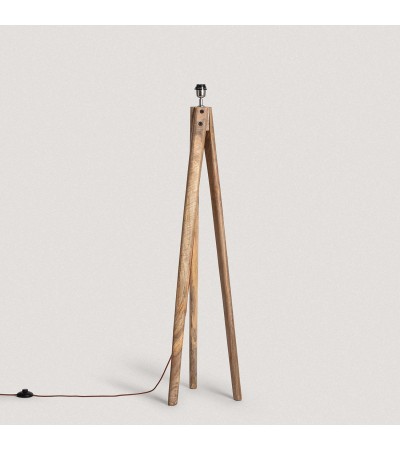 Pied de Lampadaire Bois Kumar ILUZZIA