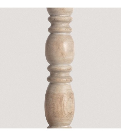 Pied de Lampe à Poser en bois Daksh ILUZZIA - 100047 - vue 4