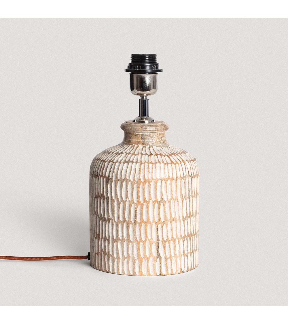 Pied de Lampe à Poser en bois Govesan ILUZZIA - 99067 - vue 1