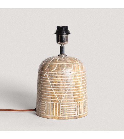 Pied de Lampe à  Poser en bois Koson ILUZZIA