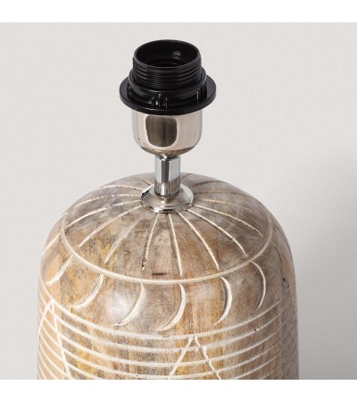 Pied de Lampe à Poser en bois Koson ILUZZIA - 99064 - vue 3