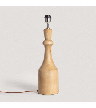 Pied de Lampe à  Poser en bois Marala ILUZZIA