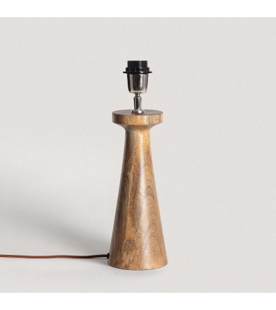 Pied de Lampe à  Poser en bois Rani ILUZZIA