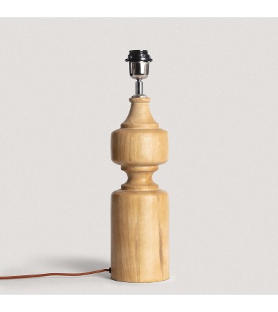 Pied de Lampe à  Poser en bois Sansa ILUZZIA