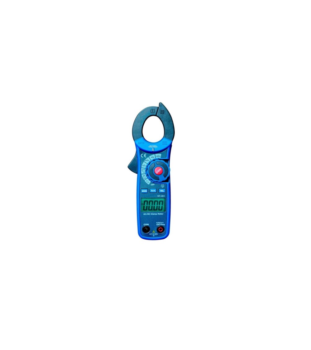 Pince Ampèremètrique Numérique Professionnelle 600V AC/DC 400A AC/DC Pince Ø 30 mm - 102613 - vue 1