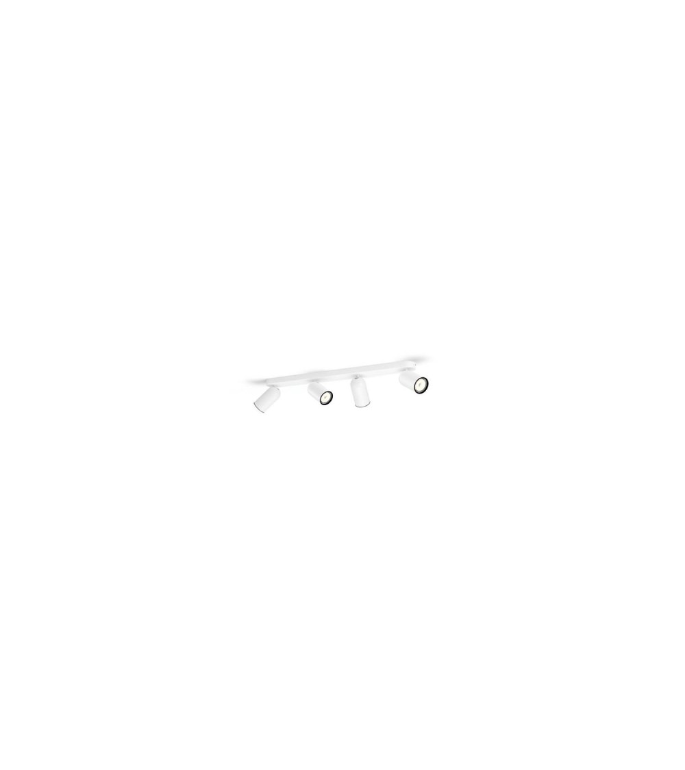 Plafonnier PHILIPS 4 Spots Pongee - 82422 - vue 1
