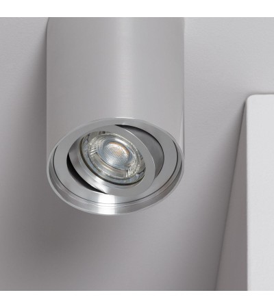 Plafonnier Aluminium Quartz Argenté - 5362 - vue 5
