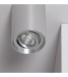 Plafonnier Aluminium Quartz Argenté - 5362 - vue 5