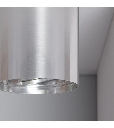 Plafonnier Aluminium Quartz Argenté - 5362 - vue 6