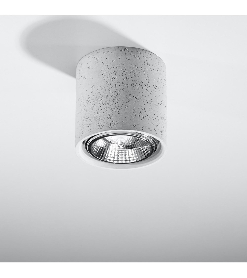 Plafonnier Cullo Béton SOLLUX - 95731 - vue 1