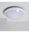 Plafonnier E27 avec Détecteur de Mouvement Radar Ø300 mm - 1088 - vue 1