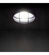 Plafonnier Extérieur Rond à Grille Hublot Ø220 mm - 4407 - vue 2